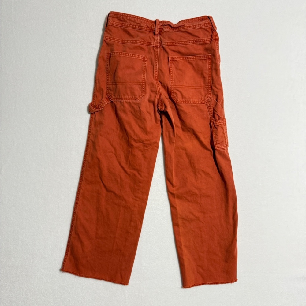 Free People Rust Straight Leg Jeans Size 0 - Picture 3 of 4